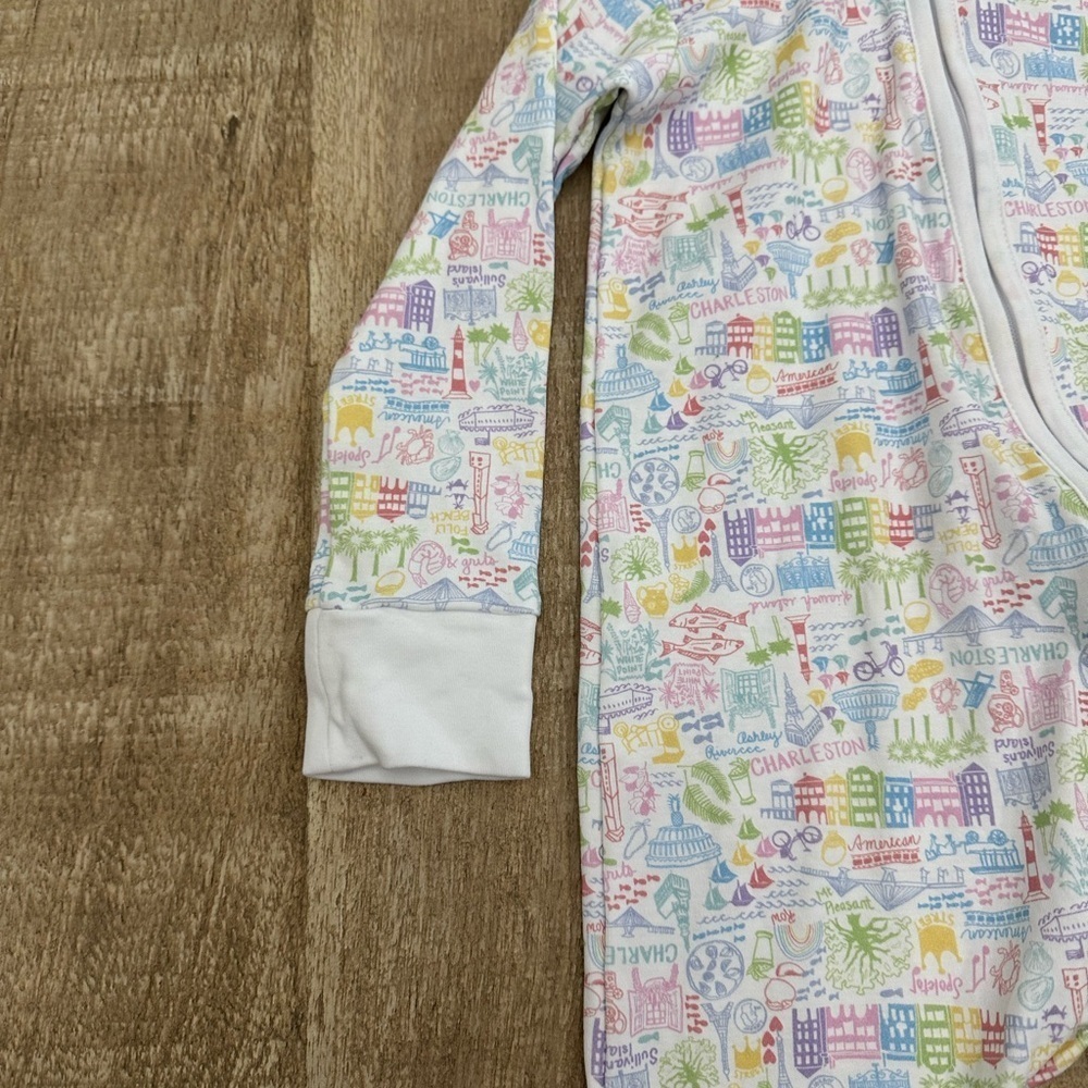 Joy Street Kids Charleston Zipper Pajamas | Size 12–18 Months - Picture 5 of 15
